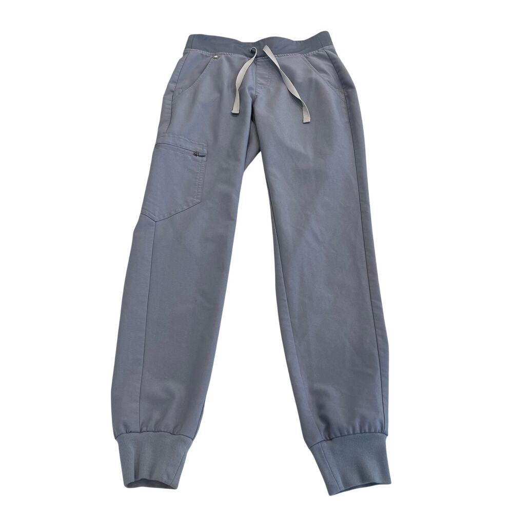 FIGS Zamora Jogger Scrub Pants in Vapor Blue size XXS
